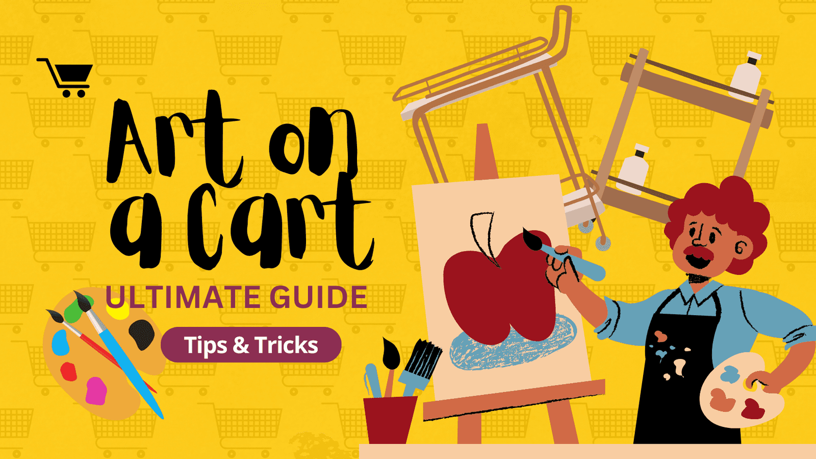 A Complete Guide to Teaching Art on a Cart