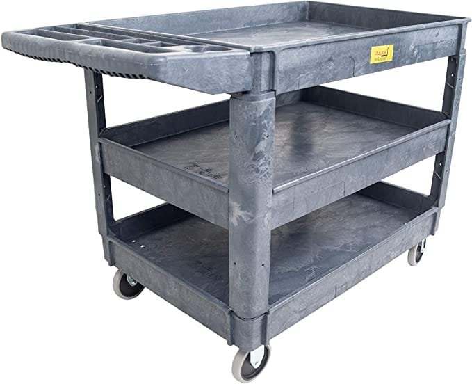 A Complete Guide to Teaching Art on a Cart Heavy Duty 3 shelf cart