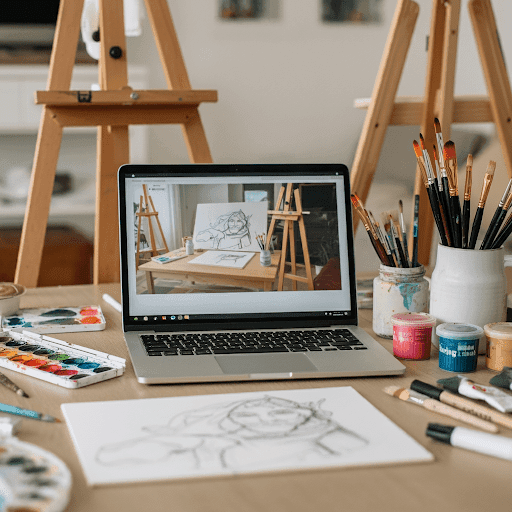 online homeschool art class