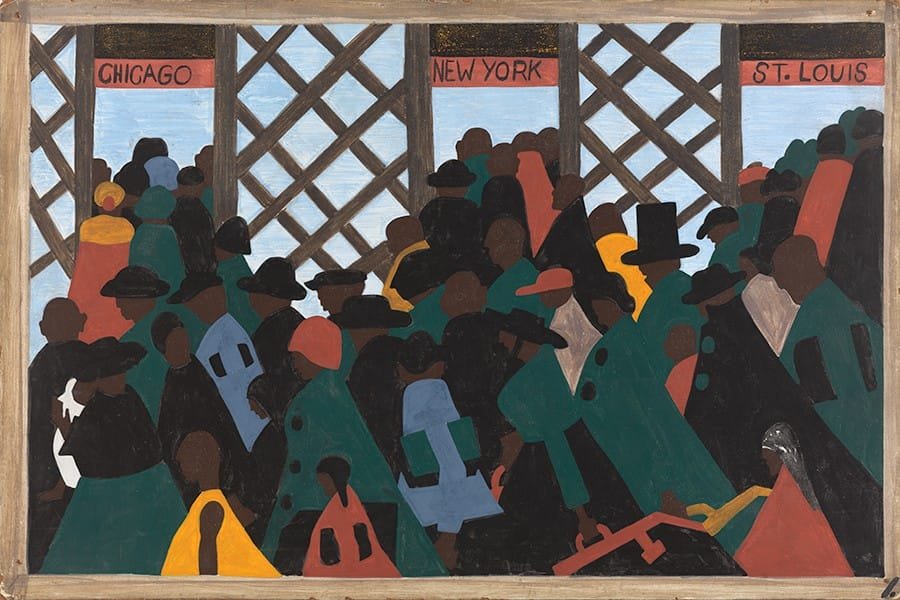 Who was Jacob Lawrence? The Harlem Renaissance Migration Series Artist panel1themigrationseries